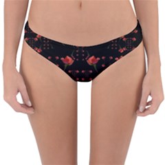 Roses From The Fantasy Garden Reversible Hipster Bikini Bottoms by pepitasart