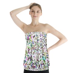 Paint On A White Background                                   Strapless Top by LalyLauraFLM