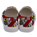 No nuclear weapons Men s Canvas Slip Ons View4