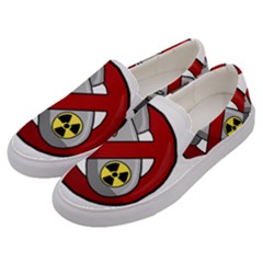 No Nuclear Weapons Men s Canvas Slip Ons by Valentinaart