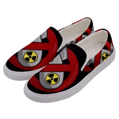 No Nuclear Weapons Men s Canvas Slip Ons by Valentinaart