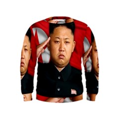 Kim Jong-un Kids  Sweatshirt by Valentinaart