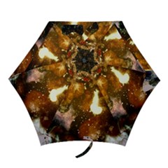 Wonderful Horse In Watercolors Mini Folding Umbrellas by FantasyWorld7