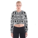 Ugly Christmas Sweater Cropped Sweatshirt View1