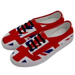 Union Jack Watercolor Drawing Art Men s Classic Low Top Sneakers by picsaspassion