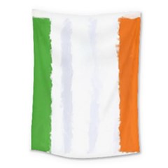 Flag Ireland, Banner Watercolor Painting Art Medium Tapestry by picsaspassion