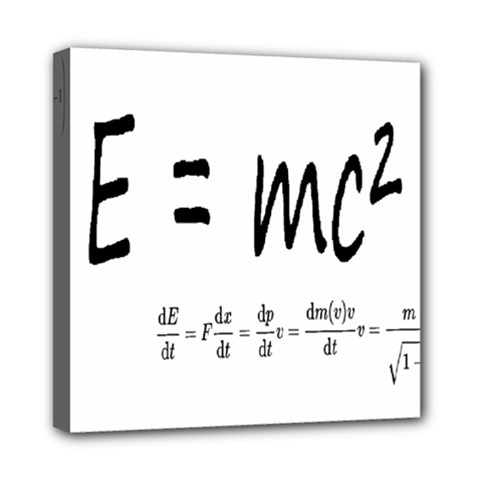 E=mc2 Formula Physics Relativity Mini Canvas 8  X 8  by picsaspassion