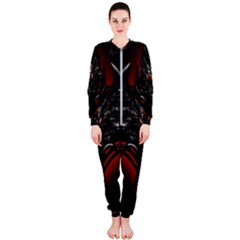 Black Dragon Grunge Onepiece Jumpsuit (ladies)  by Celenk