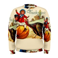 Vintage Thanksgiving Men s Sweatshirt by Valentinaart