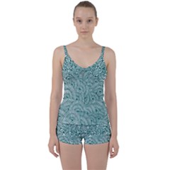 Design Art Wesley Fontes Tie Front Two Piece Tankini by wesleystores