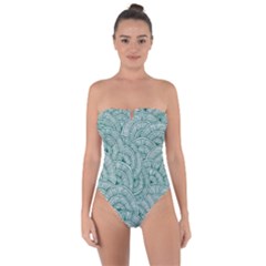 Design Art Wesley Fontes Tie Back One Piece Swimsuit by wesleystores