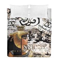 Cleopatra Duvet Cover Double Side (full/ Double Size) by Valentinaart