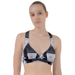 Beautiful Bnw Fractal Feathers For Major Motoko Sweetheart Sports Bra by jayaprime