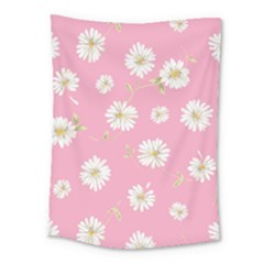 Pink Flowers Medium Tapestry by NouveauDesign