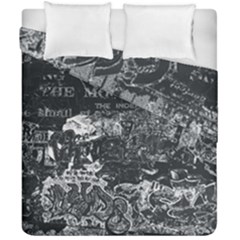 Graffiti Duvet Cover Double Side (california King Size) by ValentinaDesign