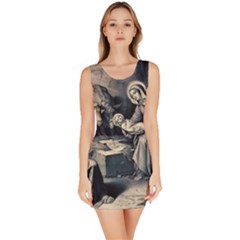 The Birth Of Christ Bodycon Dress by Valentinaart