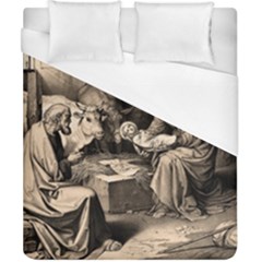 The Birth Of Christ Duvet Cover (california King Size) by Valentinaart