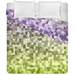 Irregular Rectangle Square Mosaic Duvet Cover Double Side (california King Size) by Celenk