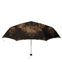 The Sign Ying And Yang With Floral Elements Folding Umbrellas View3