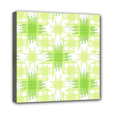 Intersecting Lines Pattern Mini Canvas 8  X 8  by dflcprints