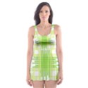 Intersecting Lines Pattern Skater Dress Swimsuit View1