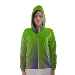 Pattern Hooded Wind Breaker (women) by gasi