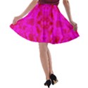 Pattern A-line Skater Skirt View2