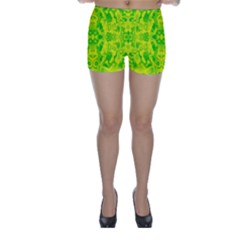 Pattern Skinny Shorts by gasi