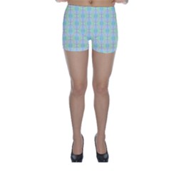 Pattern Skinny Shorts by gasi