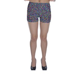 Pattern Skinny Shorts by gasi