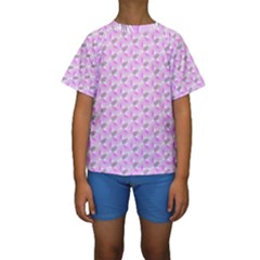 Pattern Kids  Short Sleeve Swimwear by gasi