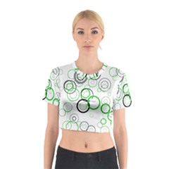 Pattern Cotton Crop Top by gasi