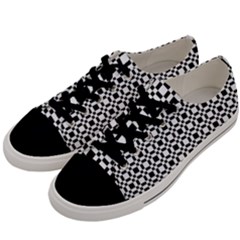 Pattern Men s Low Top Canvas Sneakers by gasi