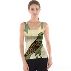 Egyptian Paper Papyrus Bird Tank Top by Celenk