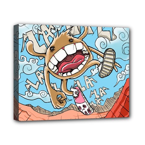 Illustration Characters Comics Draw Canvas 10  X 8  by Celenk