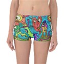 Painting Painted Ink Cartoon Reversible Boyleg Bikini Bottoms View3