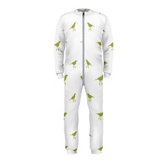 Birds Motif Pattern Onepiece Jumpsuit (kids) by dflcprints