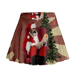 Karl Marx Santa  Mini Flare Skirt by Valentinaart