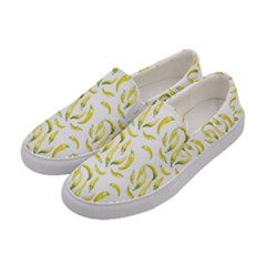 Chilli Pepers Pattern Motif Women s Canvas Slip Ons by dflcprints