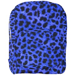 Blue Cheetah Print  Full Print Backpack by allthingseveryone