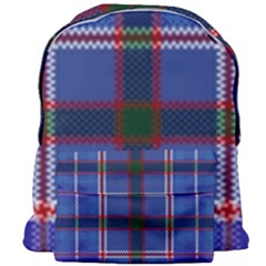 Blue Heather Plaid Giant Full Print Backpack by allthingseveryone