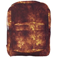 Artsy Brown Trees Full Print Backpack by allthingseveryone