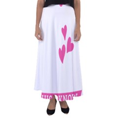 Jesus Loves Me [converted] Flared Maxi Skirt by clothcarts