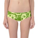 Pale Green Butterflies Pattern Classic Bikini Bottoms View1