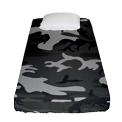 Camouflage Pattern Disguise Army Fitted Sheet (single Size) by Celenk