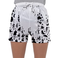 Happiest Castle On Earth Sleepwear Shorts by SandiTyche