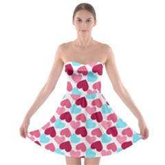 Bold Valentine Heart Strapless Bra Top Dress by Bigfootshirtshop