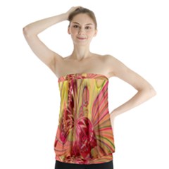 Arrangement Butterfly Aesthetics Strapless Top by Celenk