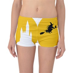 Castle Cat Evil Female Fictional Reversible Boyleg Bikini Bottoms by Celenk