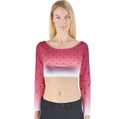 Watermelon Long Sleeve Crop Top by jumpercat
